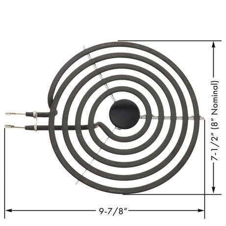 ERP Replacement 8-In. 5-Turn 2100-Watt Range Surface Element, S58Y21