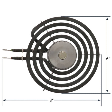 ERP Replacement 6-In. 4-Turn 1250-Watt Safety Surface Element for GE Part Number WB30X31058