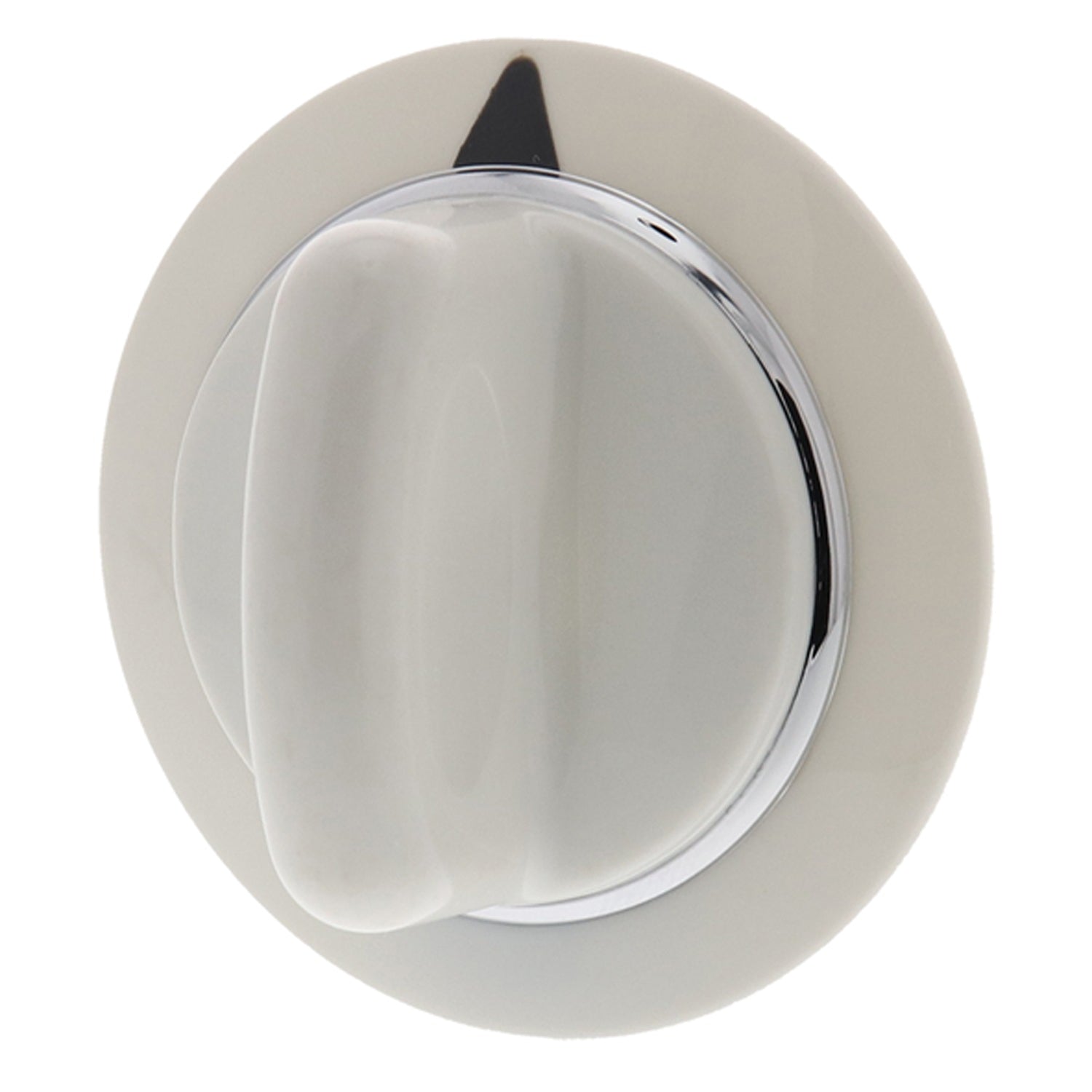 ERP Replacement White Dryer Knob with Black Pointer for GE Part Number WE1M654