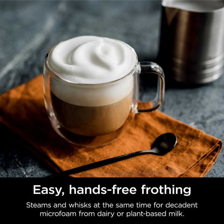 Ninja Luxe Café Premier Series Espresso Machine, Drip Coffee, Cold Brew, Grinder, Tamper, Frother, Silver - Open Box