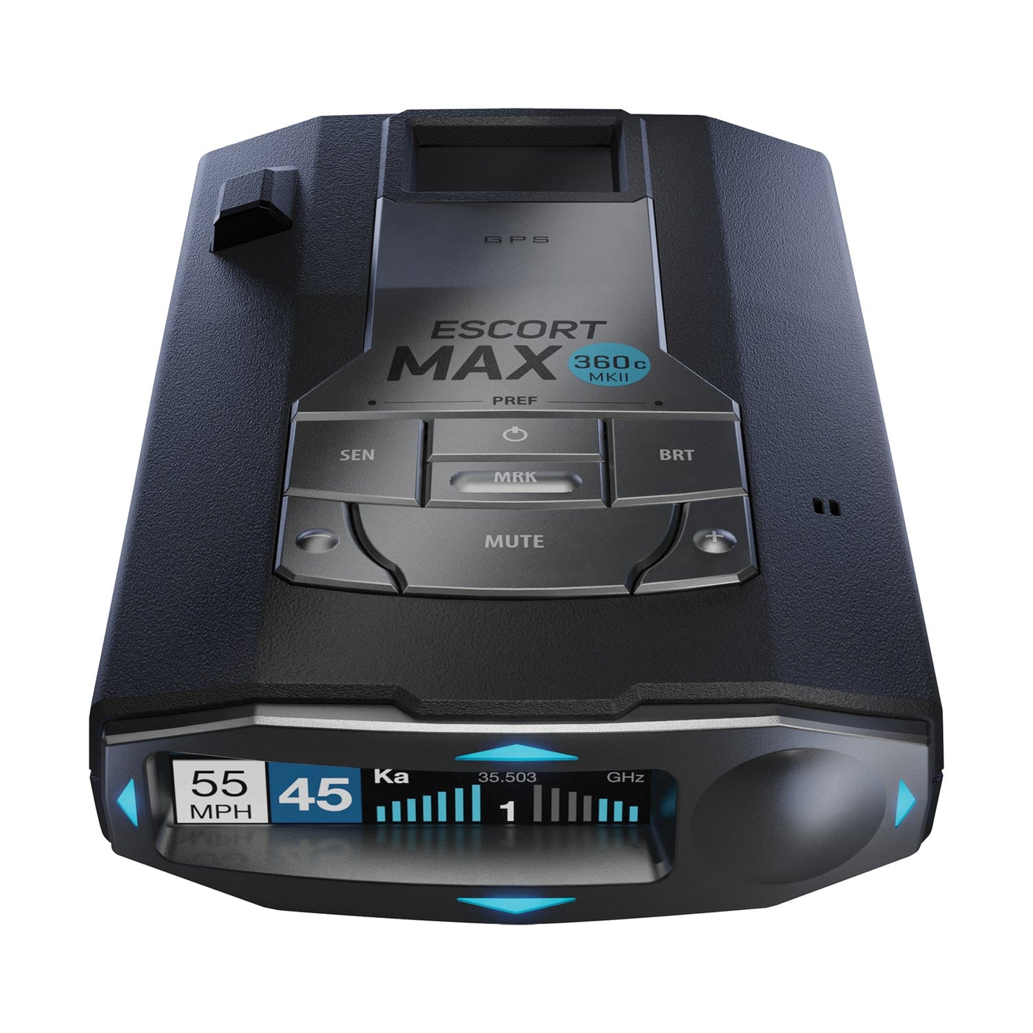 Escort MAX 360c MKII Color OLED Laser Radar Detector with 360° Awareness and Dual-Band Wi-Fi