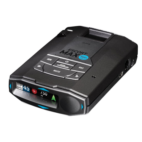 Escort MAX 360c MKII Color OLED Laser Radar Detector with 360° Awareness and Dual-Band Wi-Fi