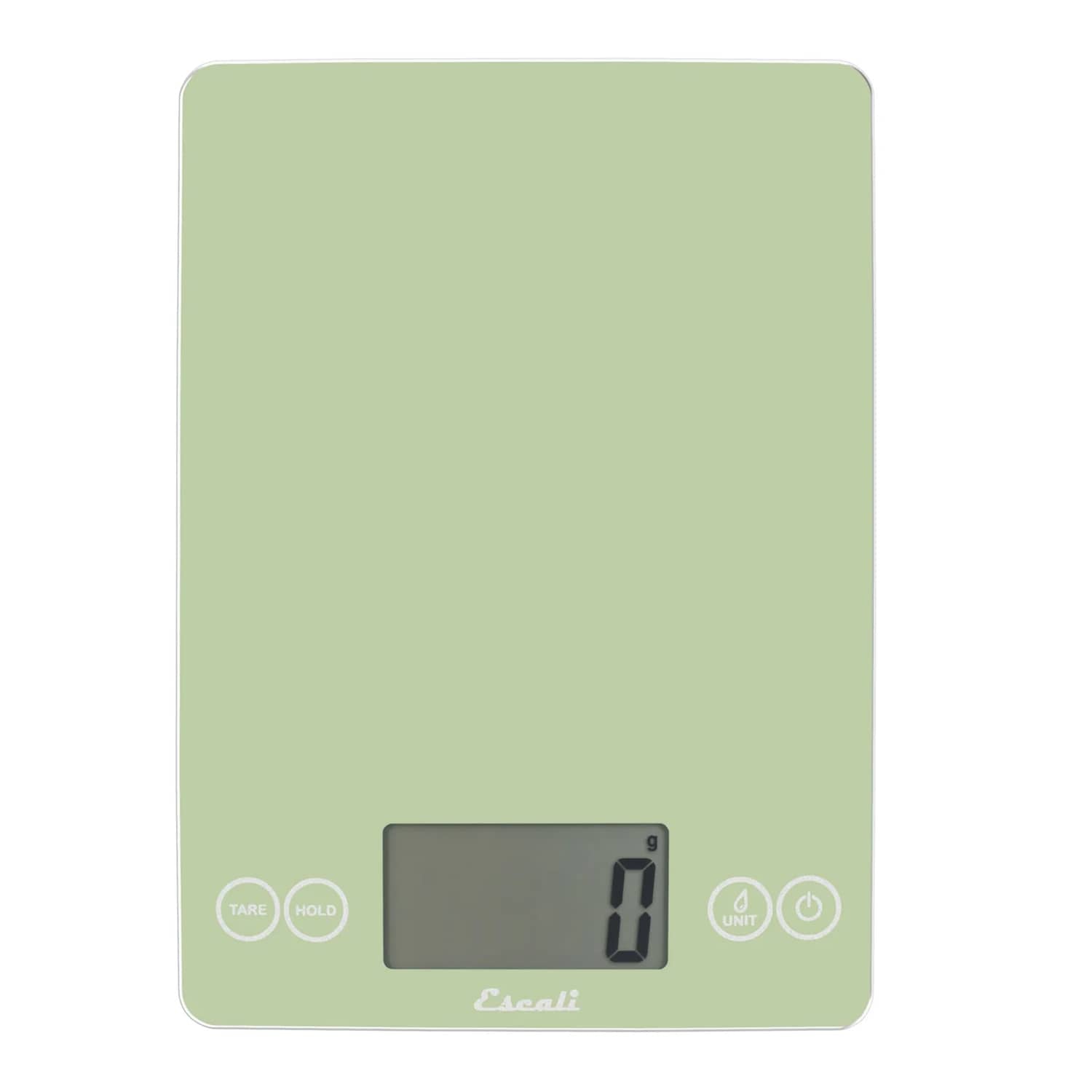 Escali Arti Classic Glass Digital Scale, Green