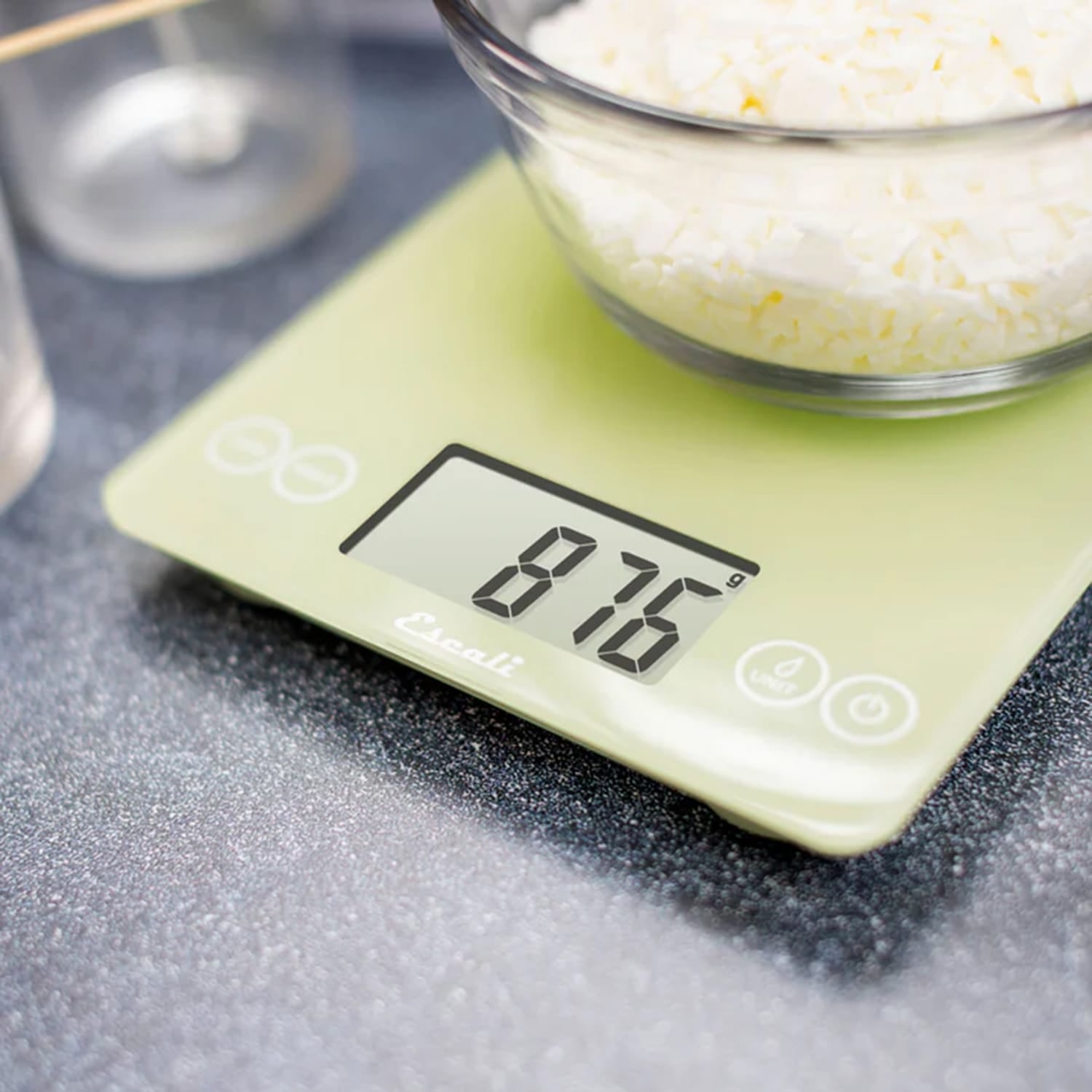 Escali Arti Classic Glass Digital Scale, Green