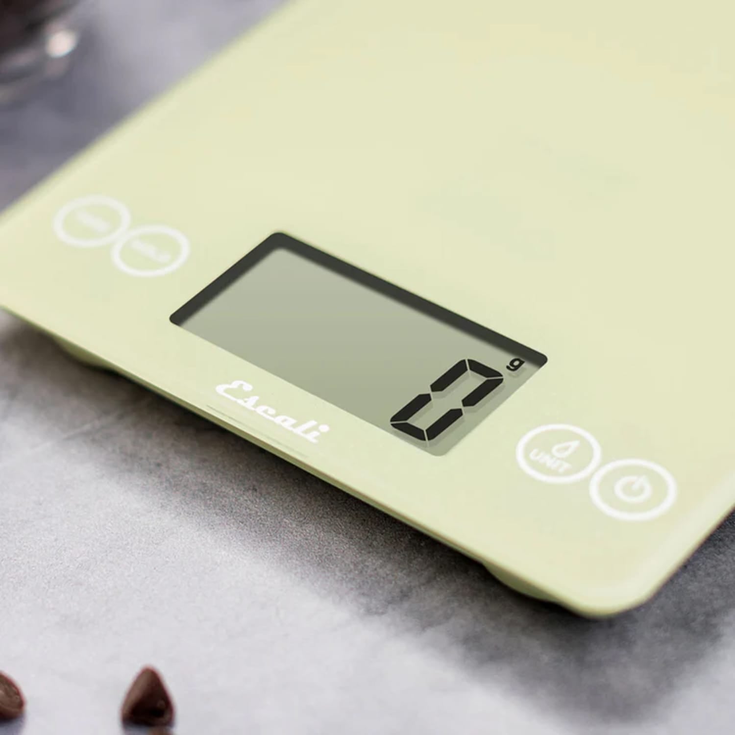 Escali Arti Classic Glass Digital Scale, Green