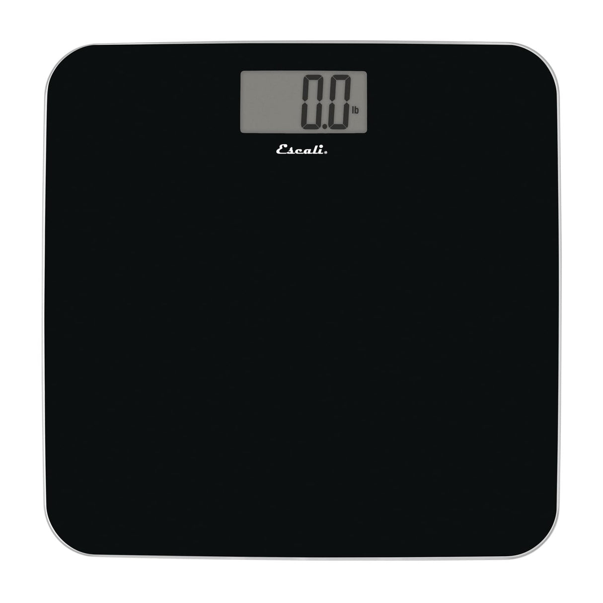 Escali Sleek Rounded 440-lb Capacity Tempered Glass Bathroom Scale