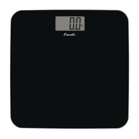 Escali Sleek Rounded 440-lb Capacity Tempered Glass Bathroom Scale