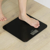 Escali Sleek Rounded 440-lb Capacity Tempered Glass Bathroom Scale