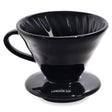 The London Sip Ceramic Coffee Dripper, Black, 1 to 4 Cup