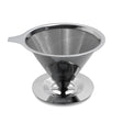 The London Sip Stainless Steel Coffee Dripper, 1 to 4 Cups