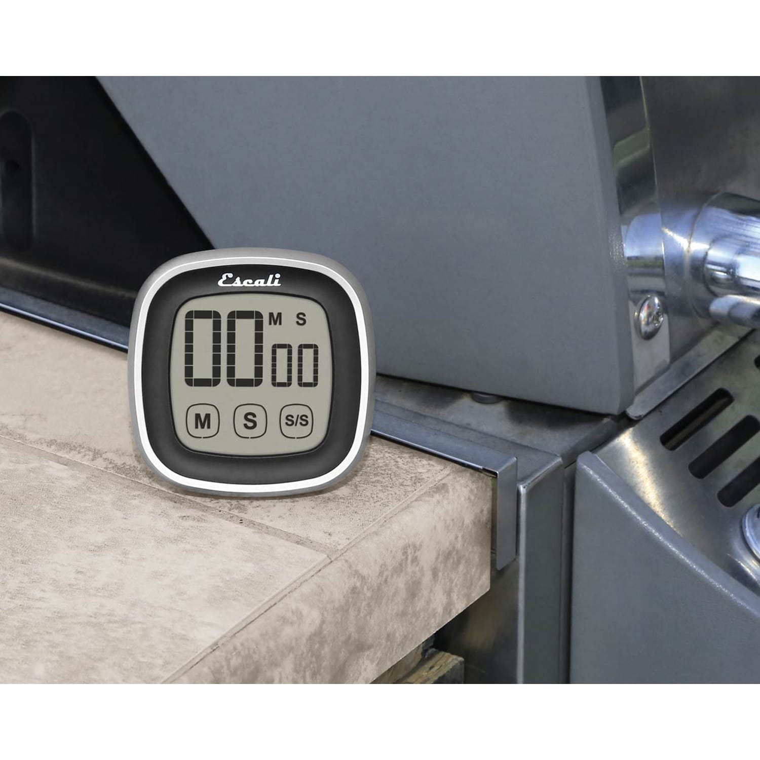Escali Touch Screen Digital Timer, Black