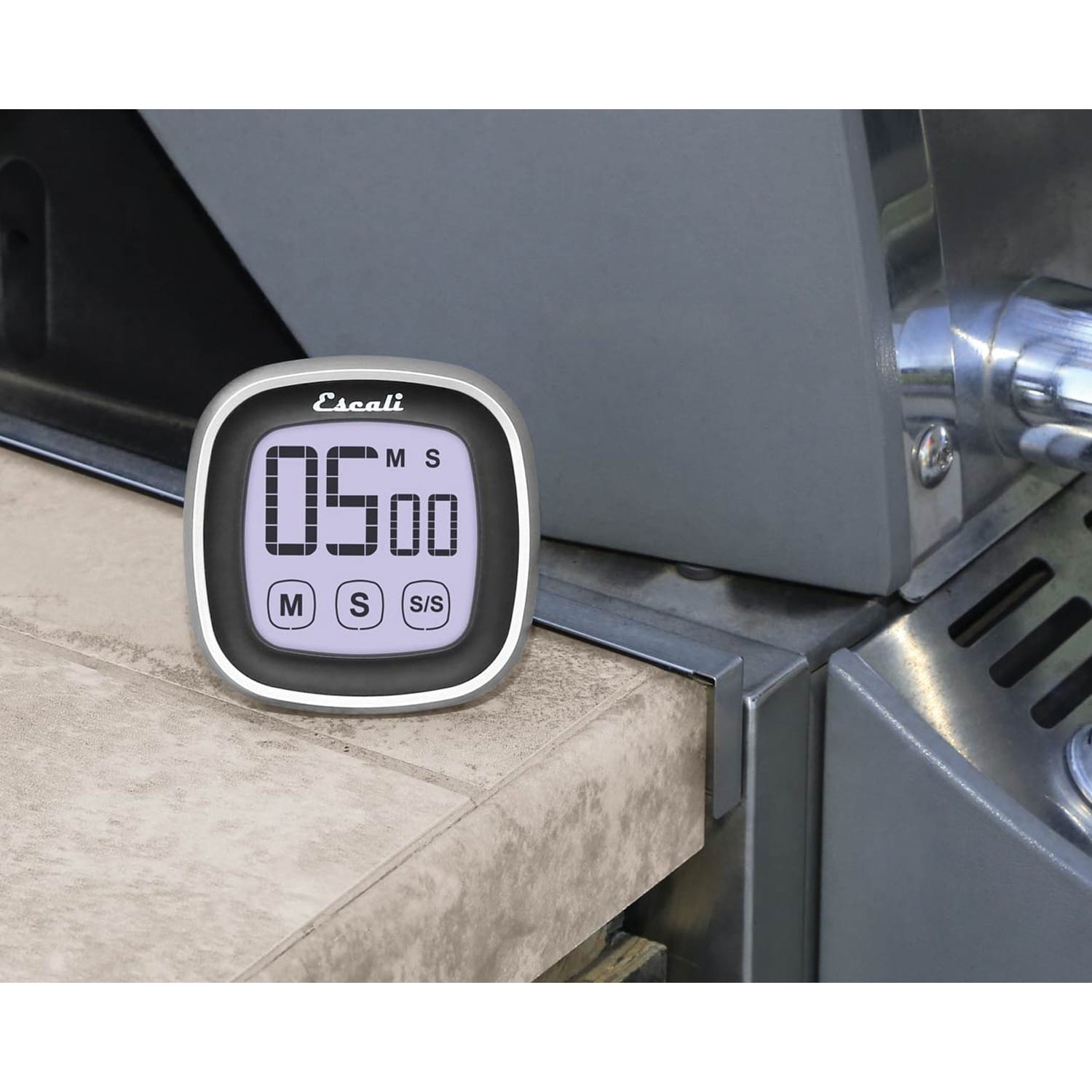 Escali Touch Screen Digital Timer, Black