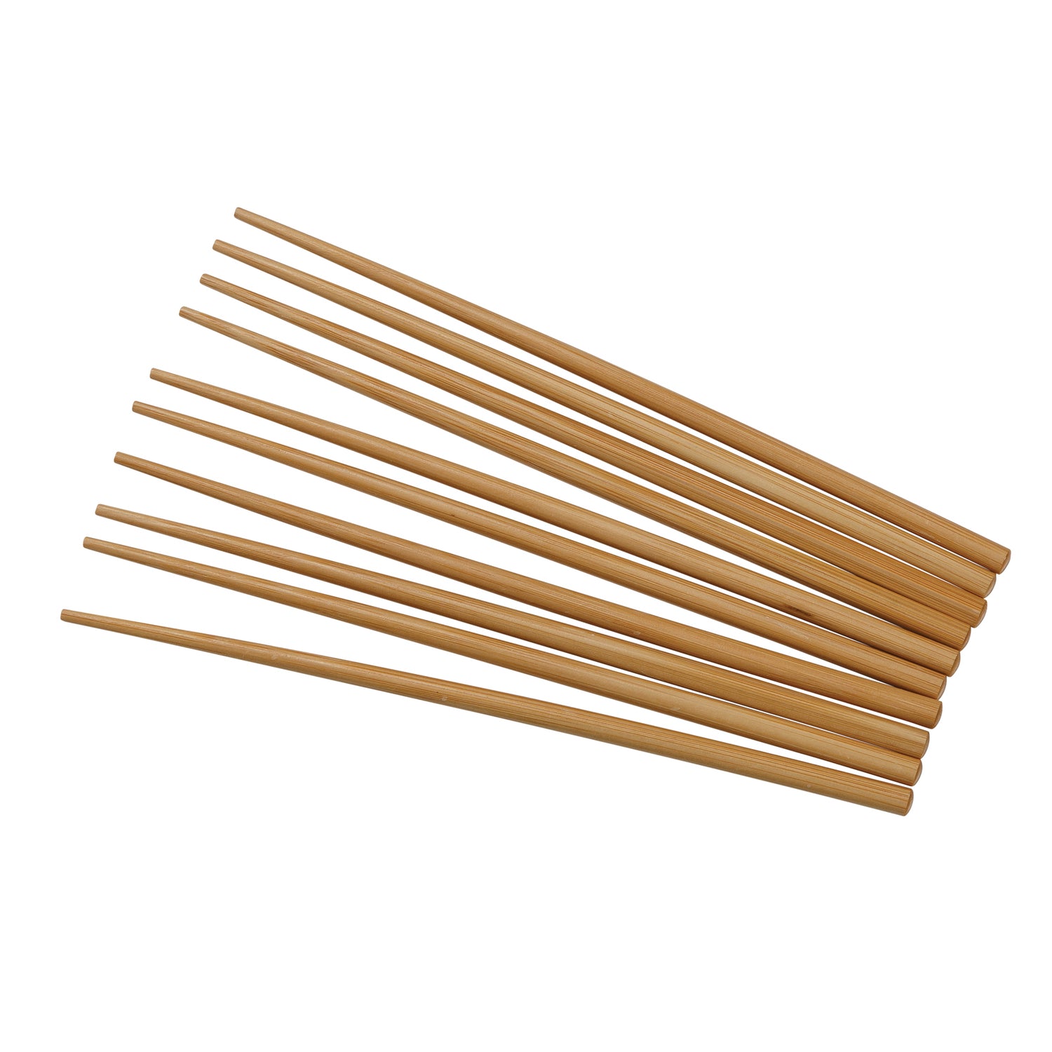 Joyce Chen Reusable Burnished Bamboo Chopsticks, 5 Pack