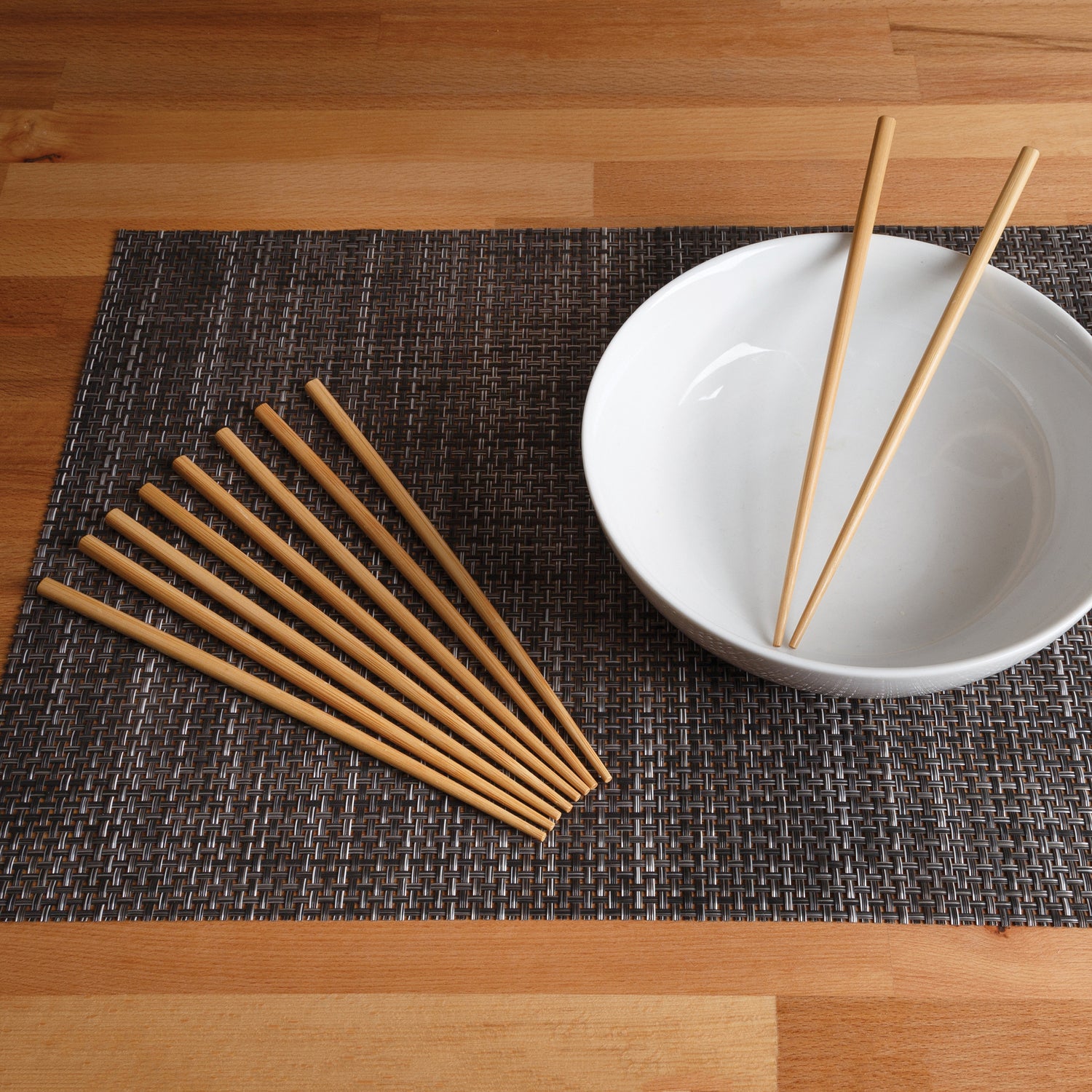Joyce Chen Reusable Burnished Bamboo Chopsticks, 5 Pack