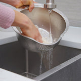 Joyce Chen 9.5-In. Rice Washer, Colander, and Strainer