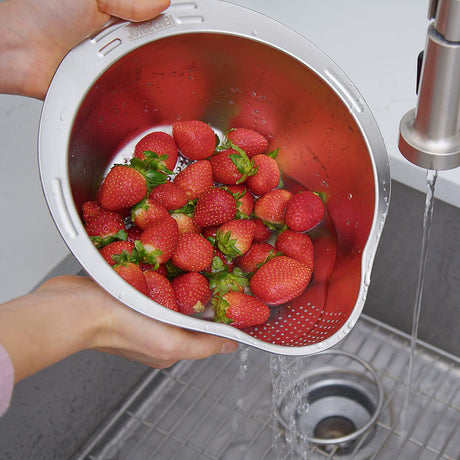 Joyce Chen 9.5-In. Rice Washer, Colander, and Strainer
