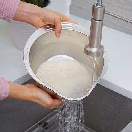 Joyce Chen 9.5-In. Rice Washer, Colander, and Strainer
