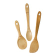 Joyce Chen Burnished Bamboo Wok Utensils, 3-Piece Set