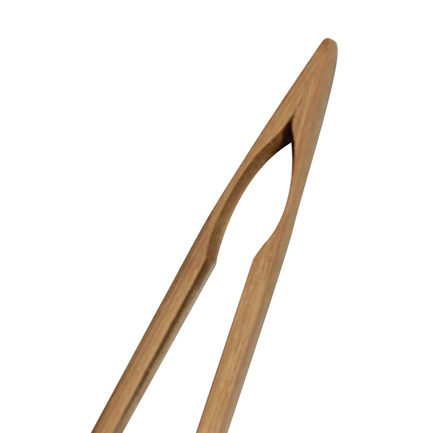 Joyce Chen Burnished Bamboo Toaster Tongs, 6.5-In.