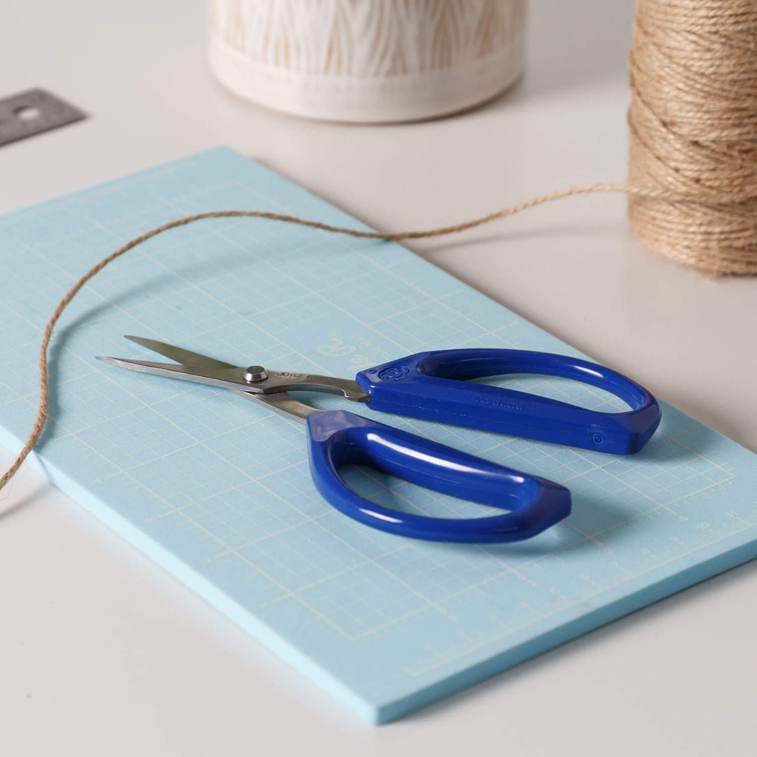 Joyce Chen 6.3-In. Original Unlimited Kitchen Scissors with Ergonomic Blue Handles, Ambidextrous, 2 Pack