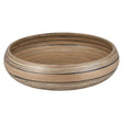 LEXA by Joyce Chen 12-In. Bamboo Fruit Bowl, Black/Natural