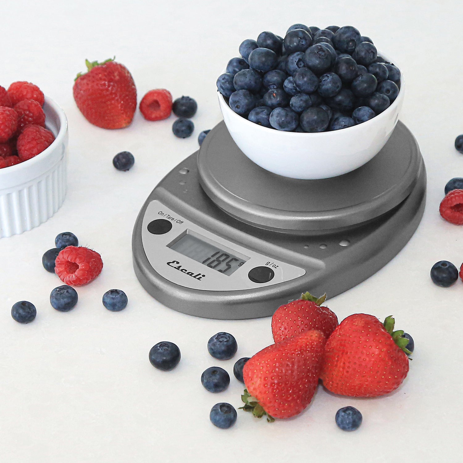 Escali Primo Digital Kitchen Scale, Metallic