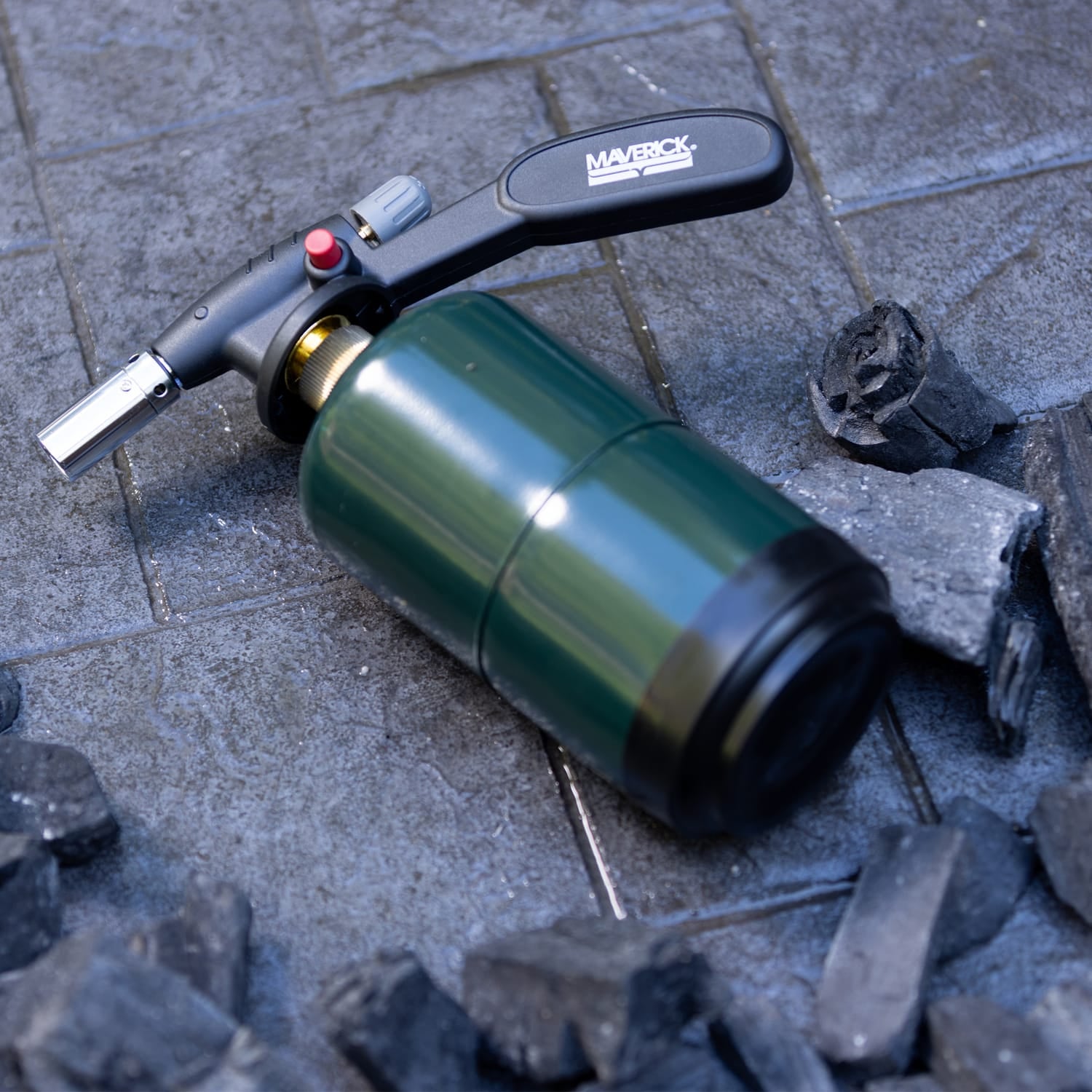 Maverick Handheld Propane Barbecue Torch for 14.1-Oz. and 16.92-Oz. Propane Bottles