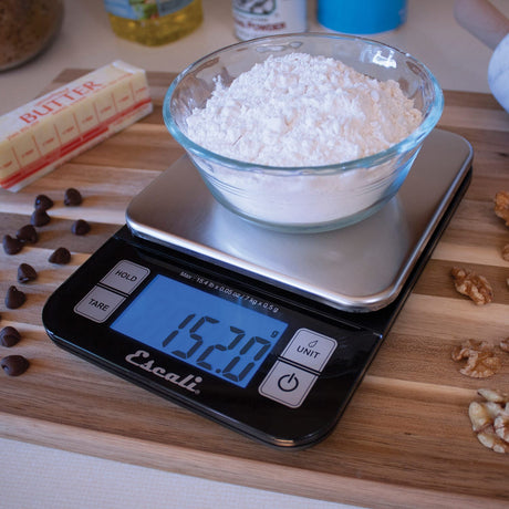 Escali Nutro Digital Food Scale, Black/Silver