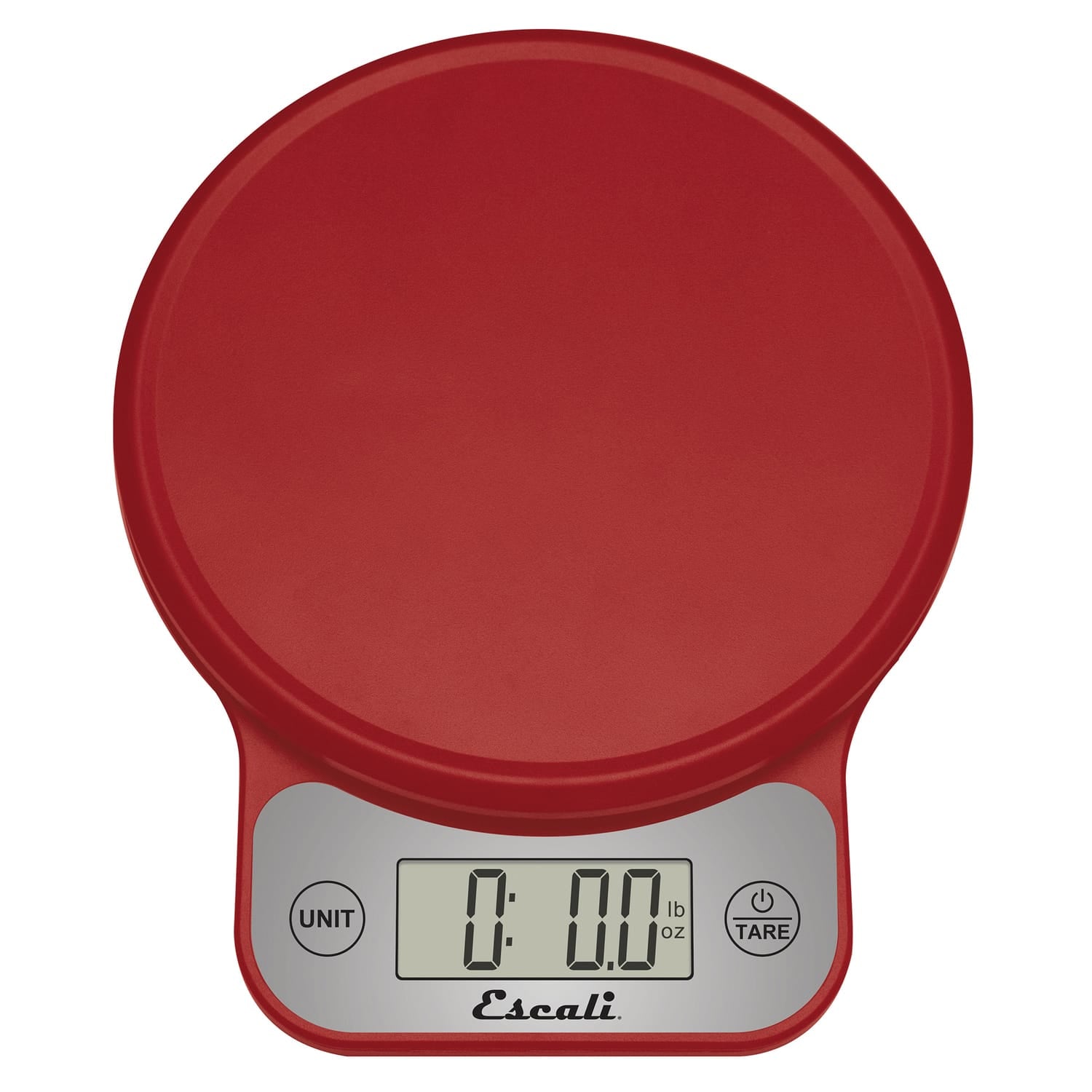 Escali Telero 13.2-Lb.-Capacity Digital Kitchen Scale, Red
