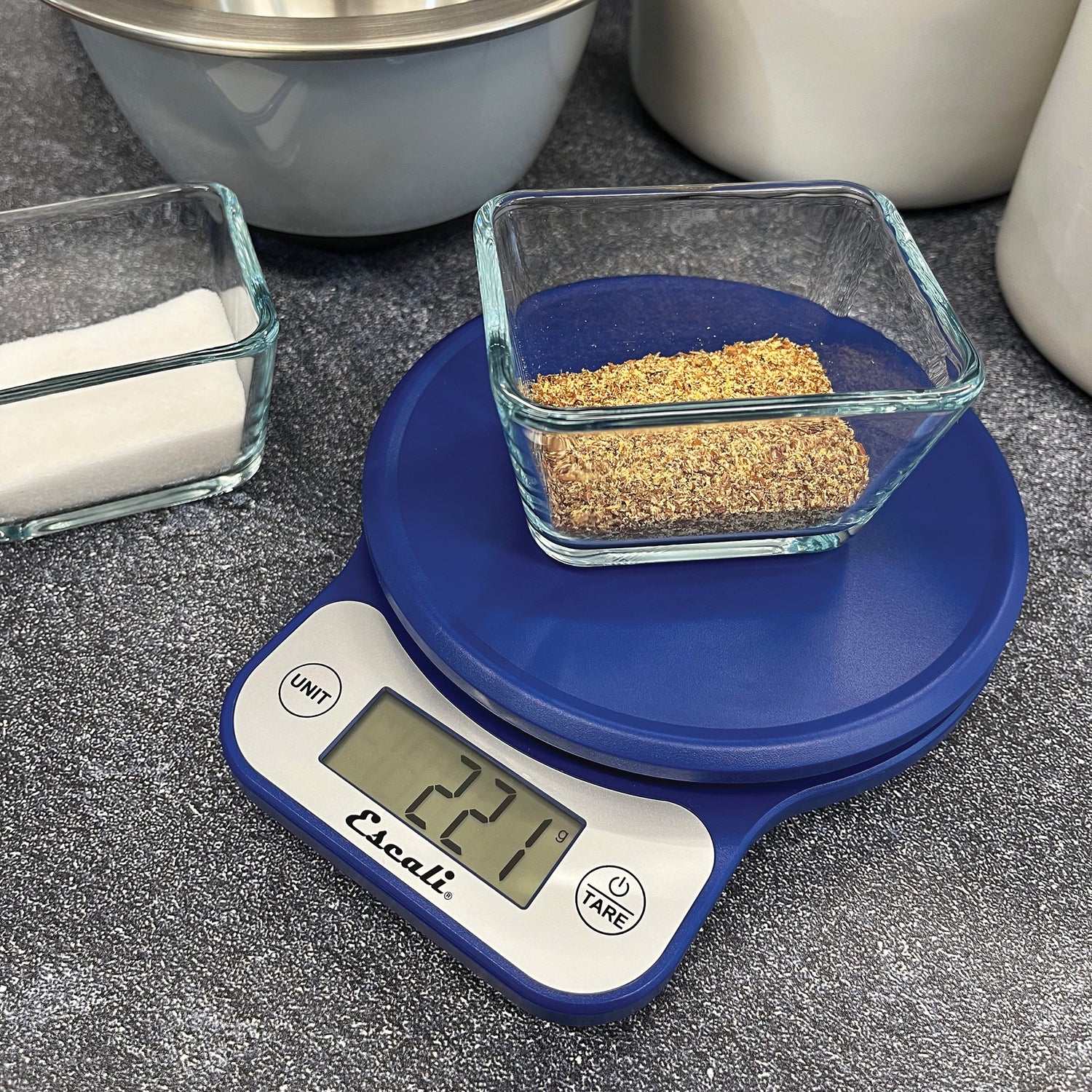 Escali Telero 13.2-Lb.-Capacity Digital Kitchen Scale, Blue