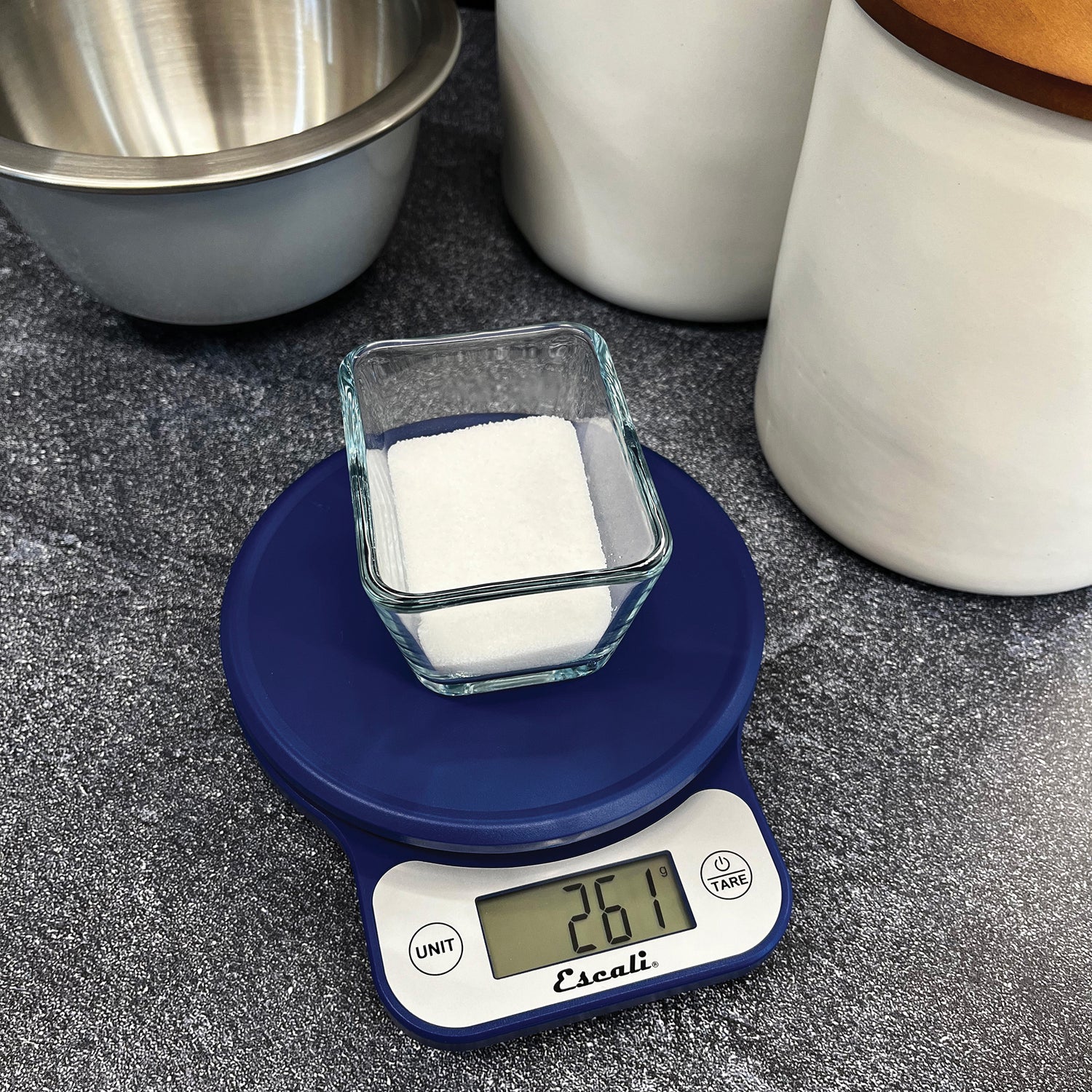 Escali Telero 13.2-Lb.-Capacity Digital Kitchen Scale, Blue
