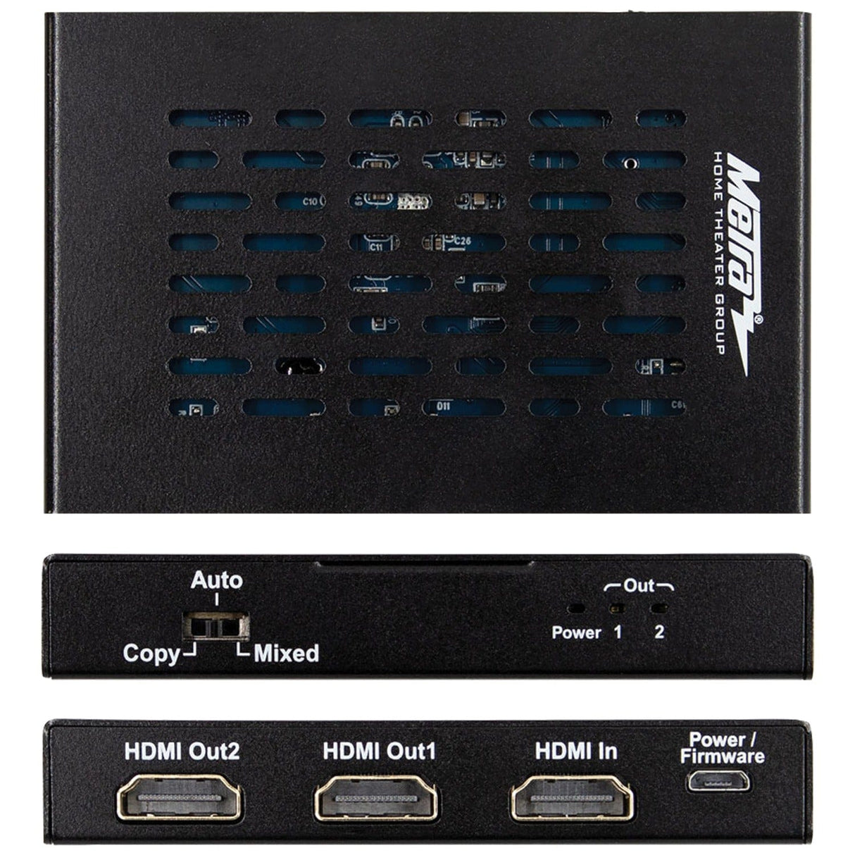 Ethereal HDMI Scaling Splitter with 1 Input and 2 Outputs, CS-1X2HDMSPL5