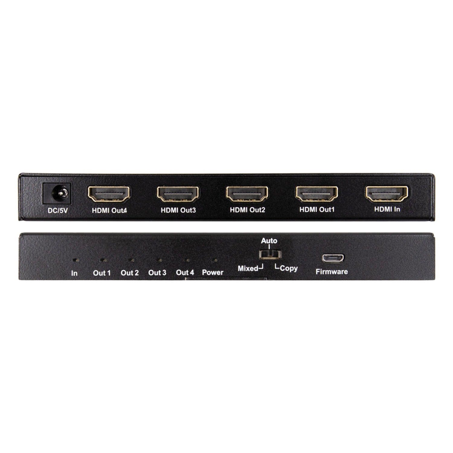 Ethereal HDMI Scaling Splitter with 1 Input and 4 Outputs, CS-1X4HDMSPL5