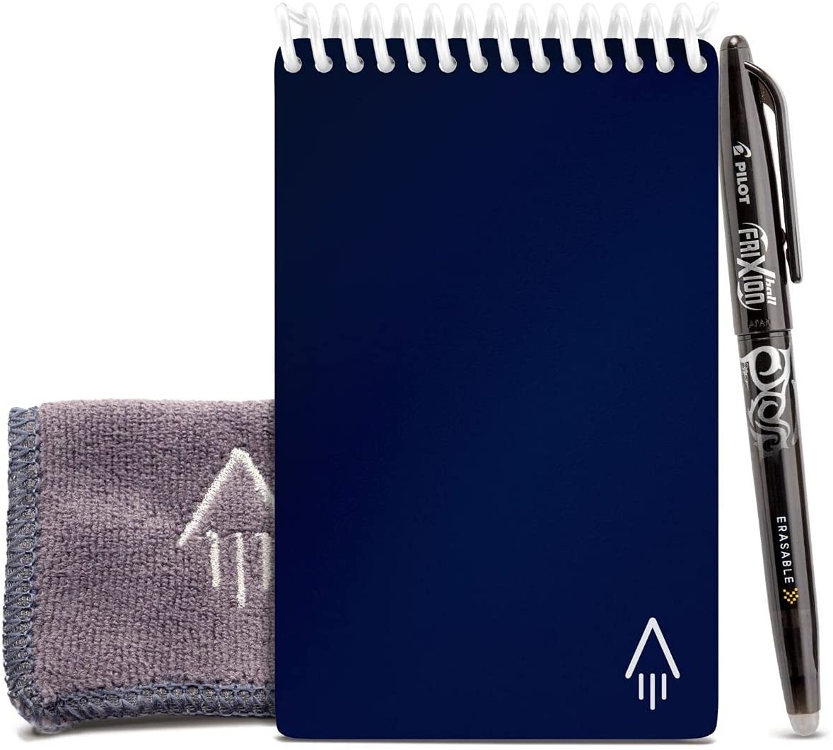 Rocketbook EVR-M-K-CDF Everlast Mini Smart Reusable Notebook, Midnight Blue