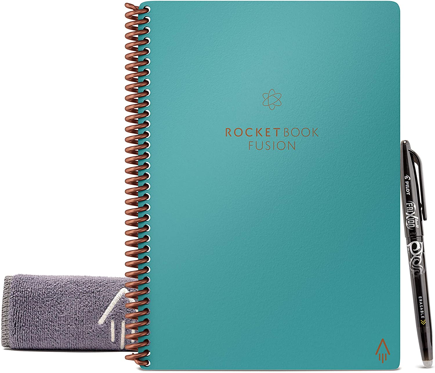 Rocketbook Fusion Smart Reusable Notebook Pen & Microfiber Cloth Executive Size