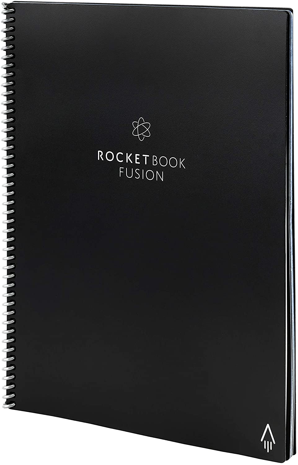 Rocketbook EVRF-L-K Fusion Smart Reusable Notebook with Pen and Microfiber Cloth, Letter Size