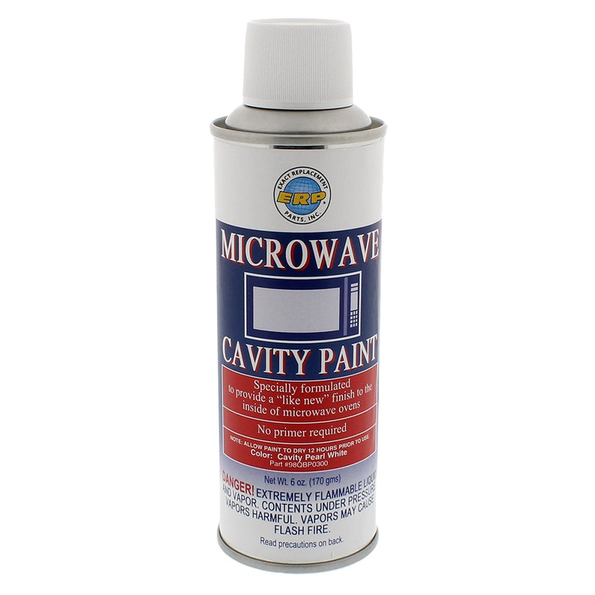ERP Microwave Cavity Spray Paint, Cavity Pearl White, 98QBP0300