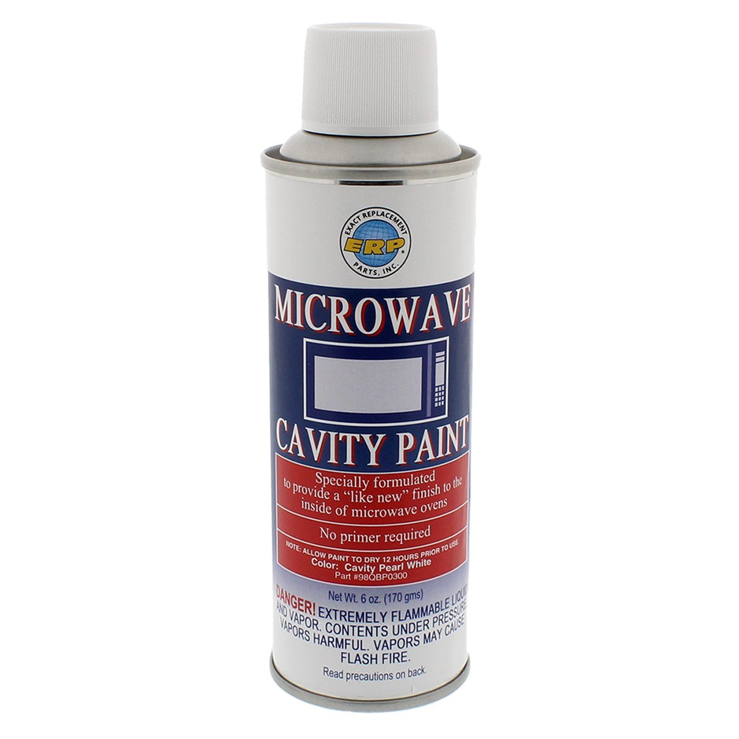 ERP Microwave Cavity Spray Paint, Cavity Pearl White, 98QBP0300