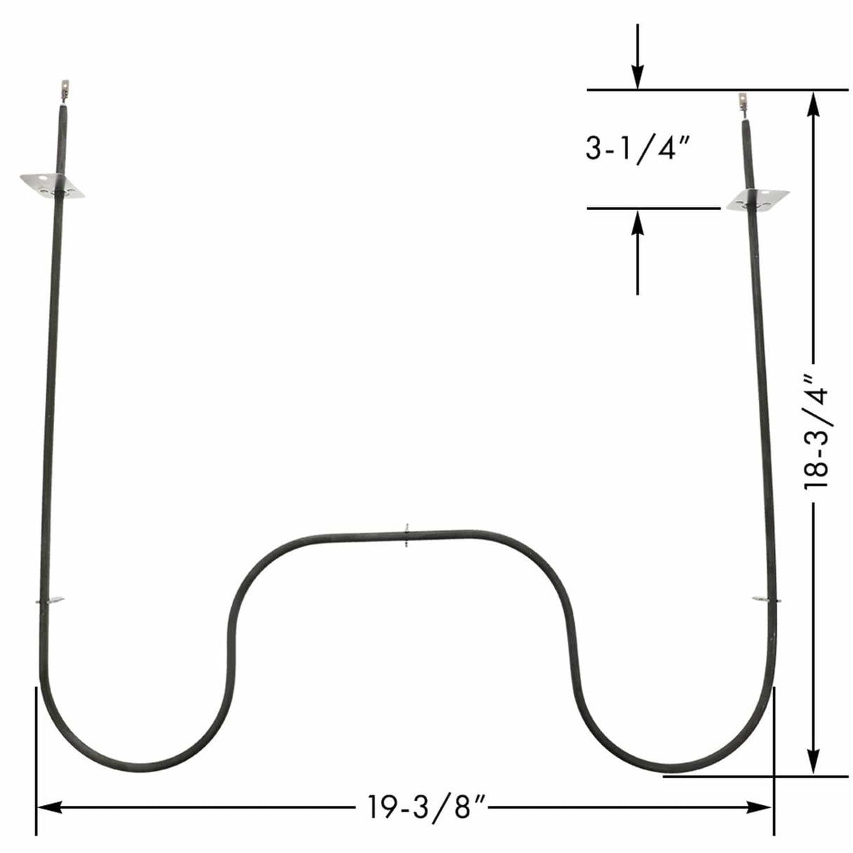 ERP Replacement Lower Bake Element B0750 for Select Ovens