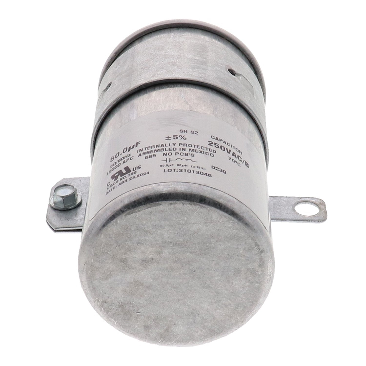 ERP Replacement Washing Machine 50-Microfarad Motor Run Capacitor for Whirlpool Part Number W10804664