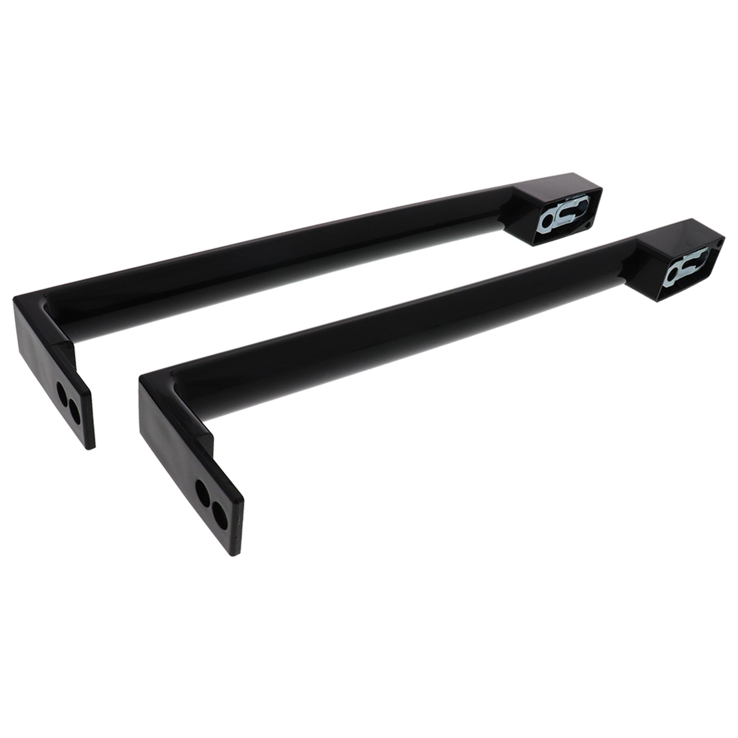 ERP Replacement Refrigerator Door Handle Set, Black, for GE Part Number WR12X32350