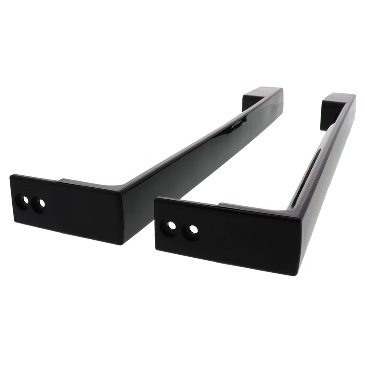 ERP Replacement Refrigerator Door Handle Set, Black, for GE Part Number WR12X32350