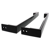 ERP Replacement Refrigerator Door Handle Set, Black, for GE Part Number WR12X32350
