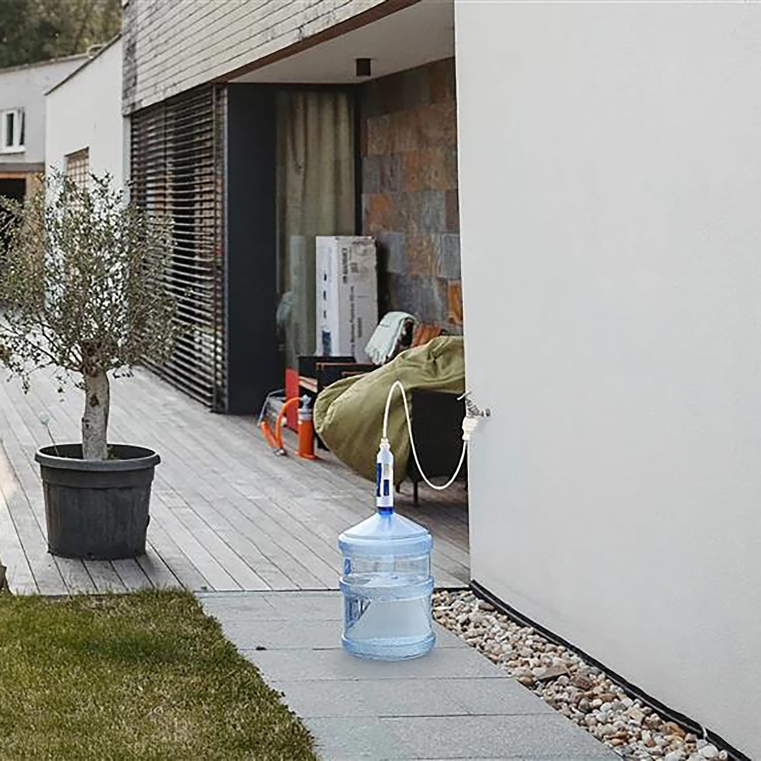 EZ Jug Water Filtration System with Garden Hose Faucet Adapter