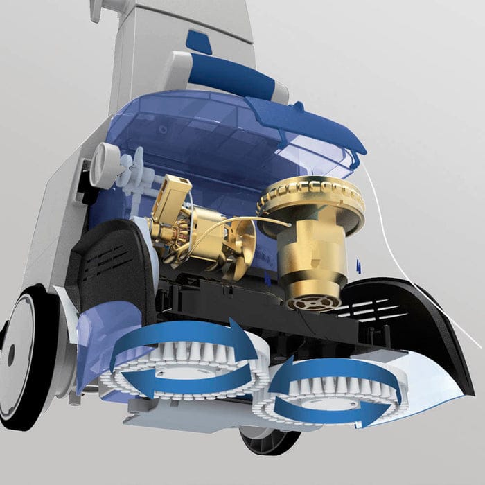 Koblenz CC 1210 Deluxe Carpet Extractor, Easy to Use, Dispenses Detergent and Water, Picks Up Excess Moisture, Blue/White