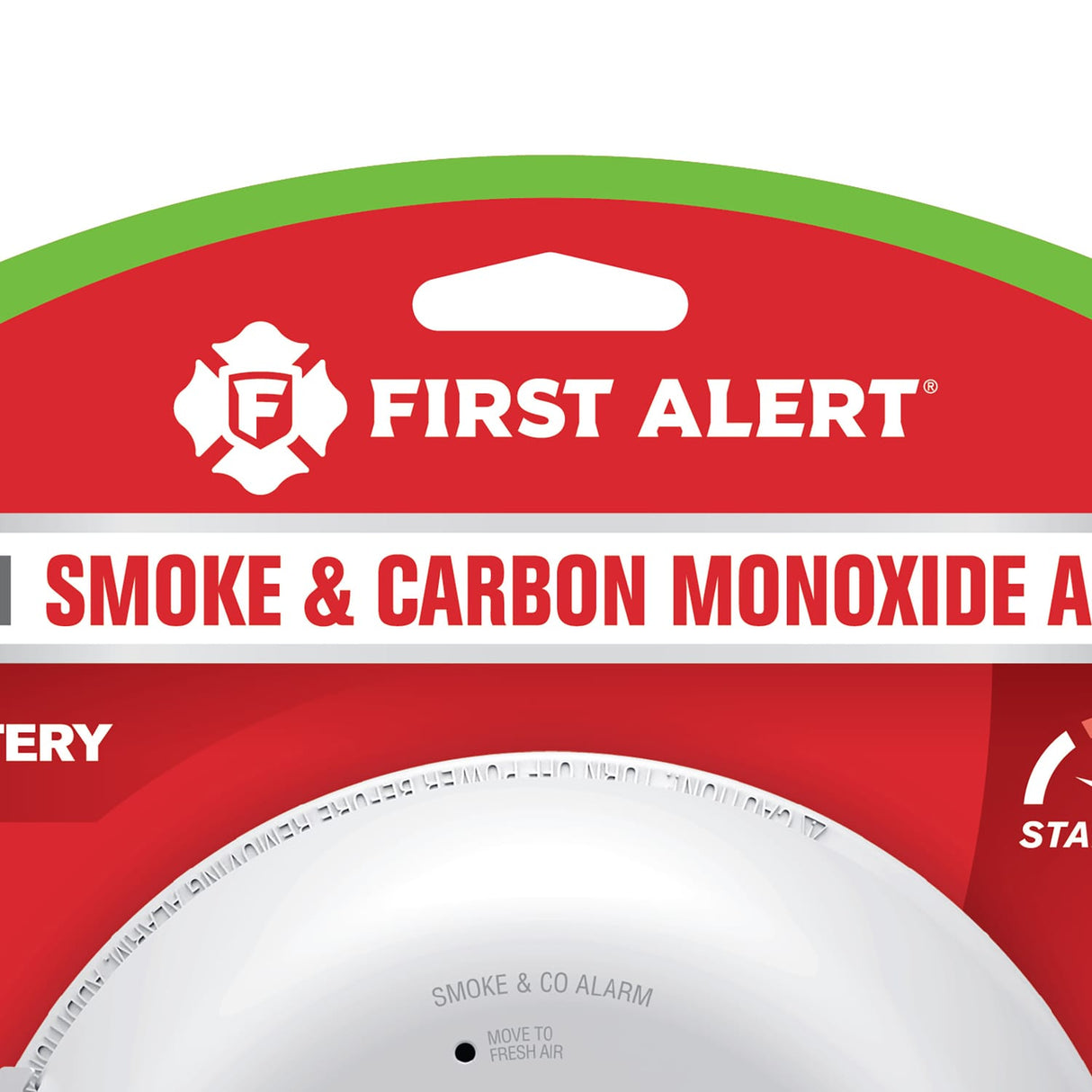 First Alert SMICO100 Battery-Operated 2-in-1 Smoke and CO Alarm, Ionization