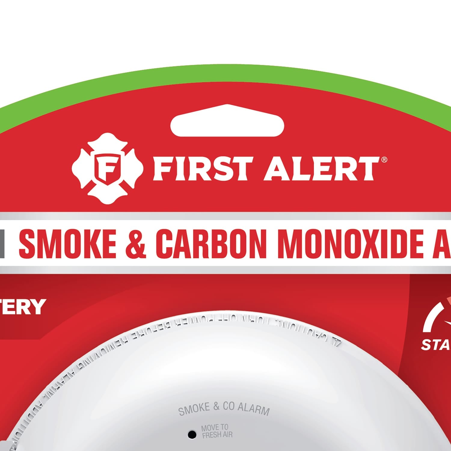 First Alert SMICO100 Battery-Operated 2-in-1 Smoke and CO Alarm, Ionization