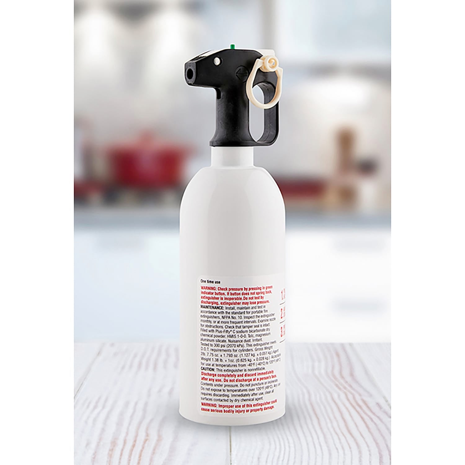 First Alert Rechargeable Kitchen Fire Extinguisher UL Rated 5-B:C, KITCHEN5