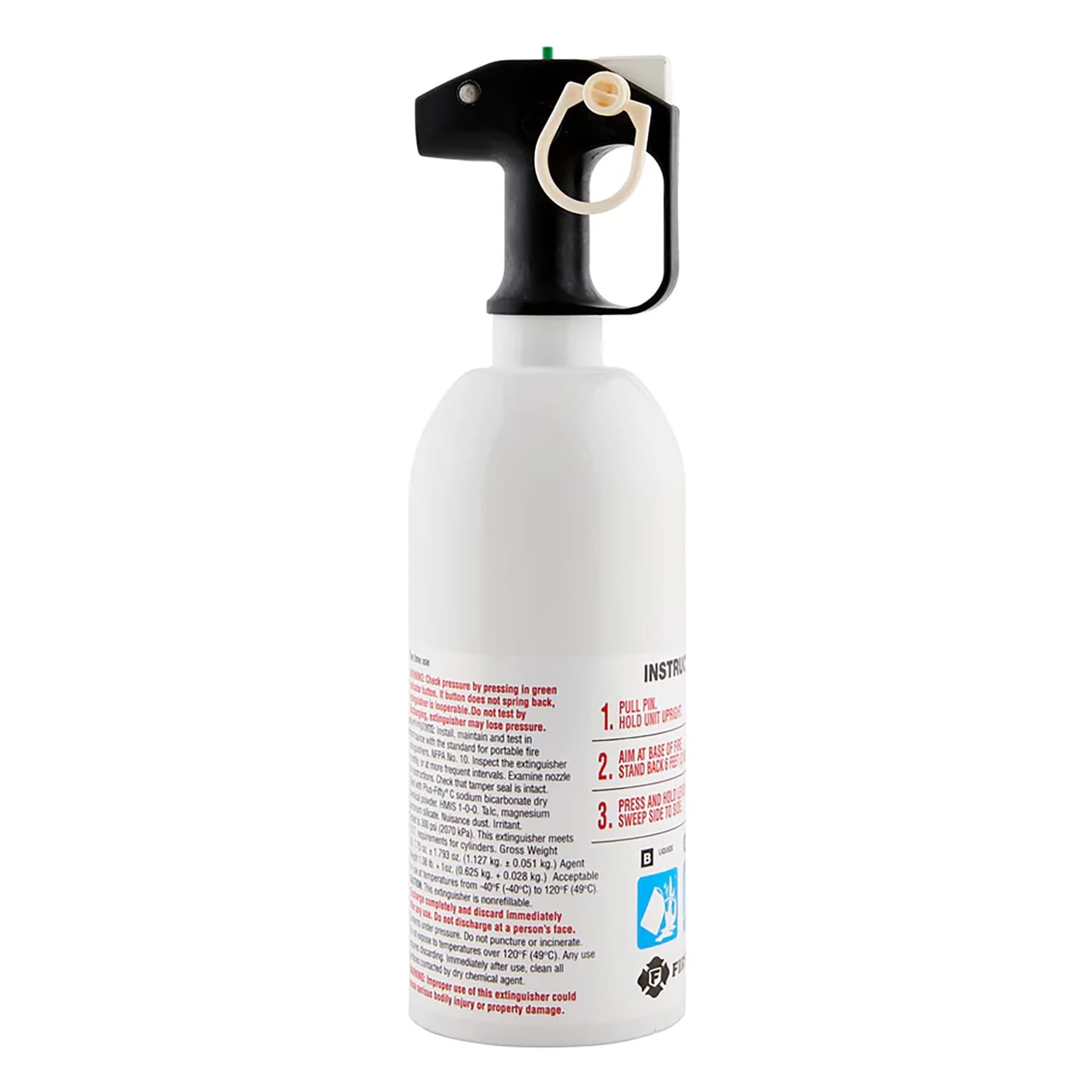 First Alert Rechargeable Kitchen Fire Extinguisher UL Rated 5-B:C, KITCHEN5