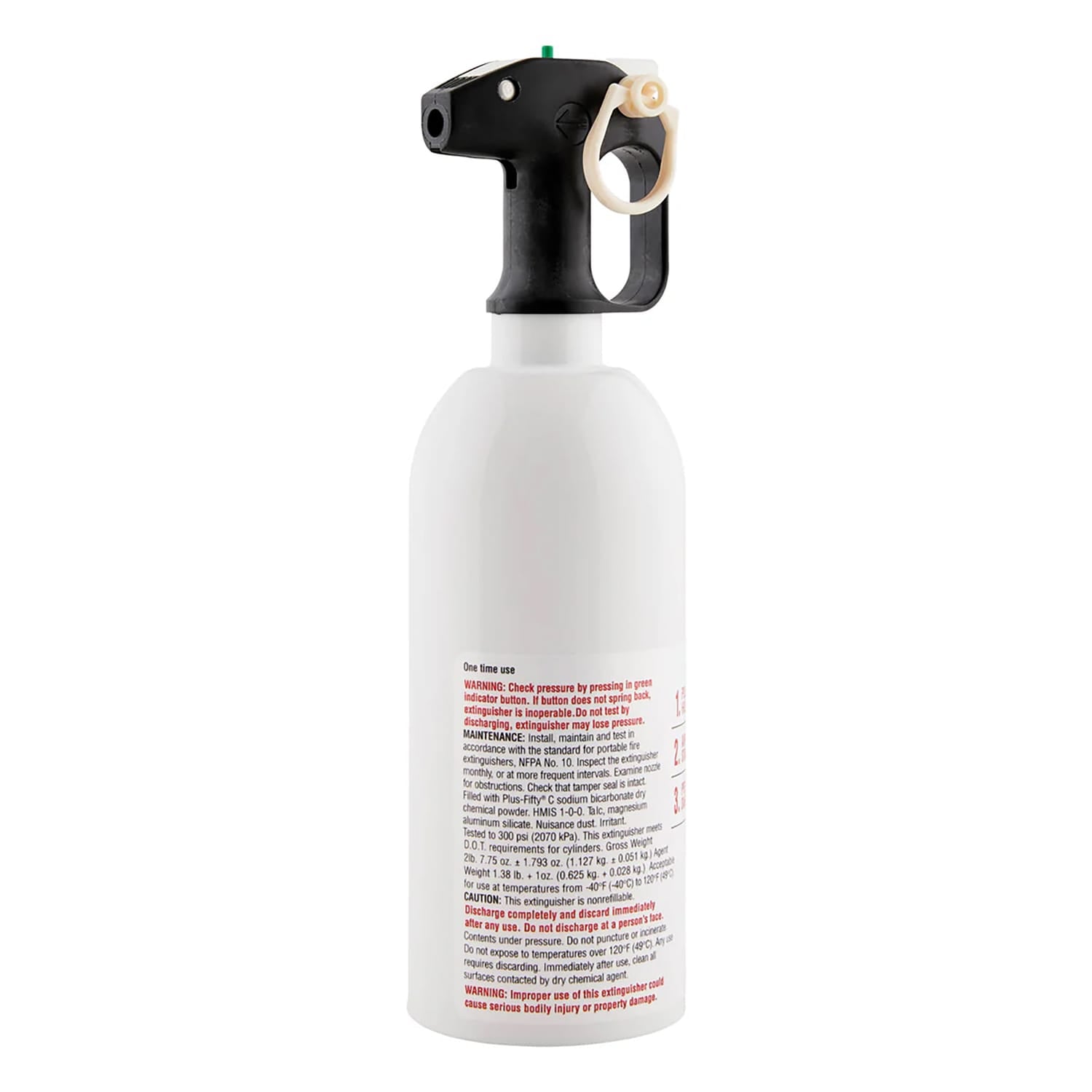 First Alert Rechargeable Kitchen Fire Extinguisher UL Rated 5-B:C, KITCHEN5